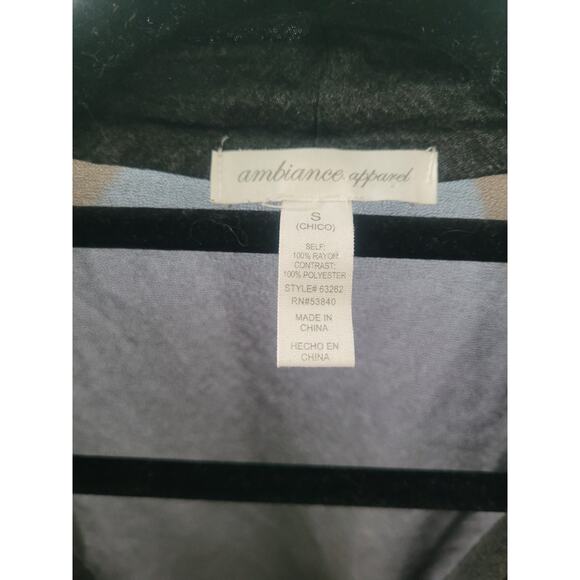 Y2k Ambience Apparel Sheer Knit Asymmetrical Cardigan Vest S Gray Grunge Fairy - Picture 2 of 4